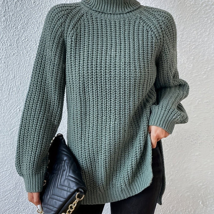 Felina – Langärmeliger Rollkragenpullover Aus Strick