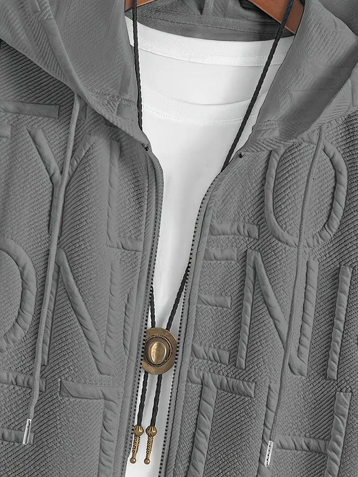 Henryk – Elegante Kurze Ärmel Kapuzen Mit Reißverschluss