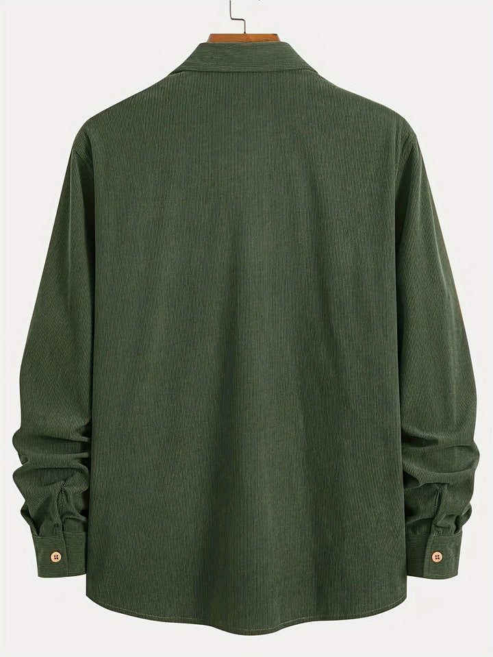 Felipe - Lässiges Hemd Aus Kord Mit Knöpfen