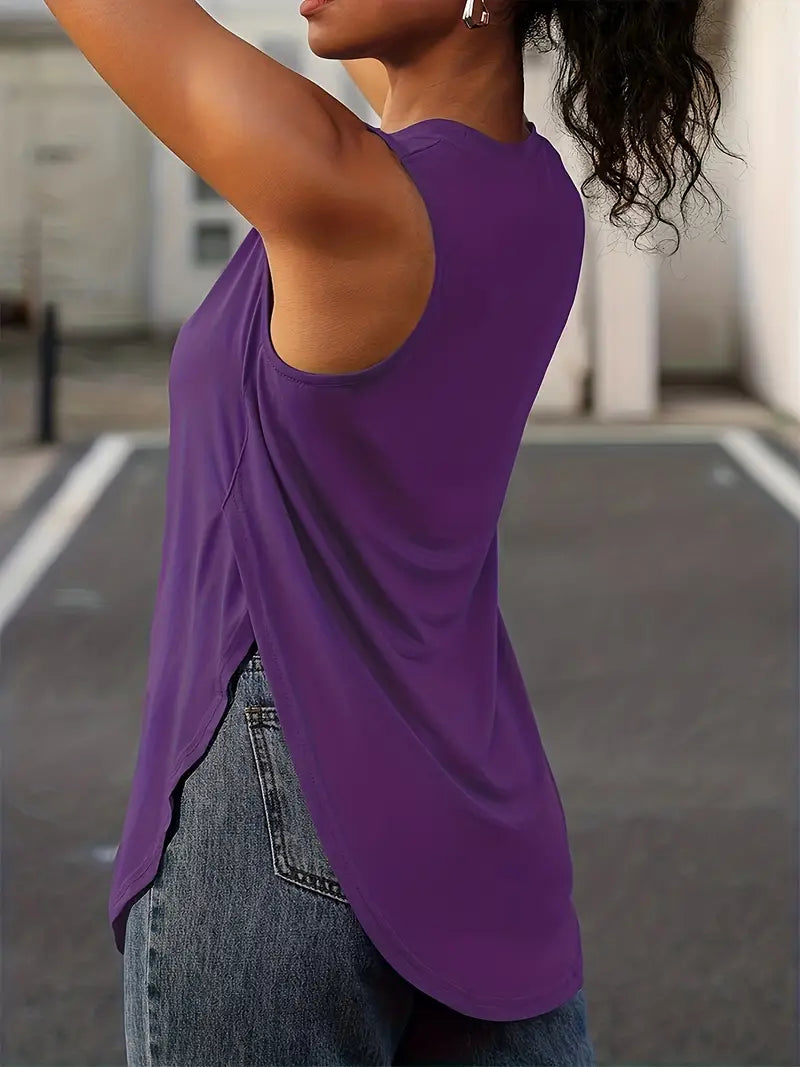 Desirae - Atmungsaktives ärmelloses Hemd