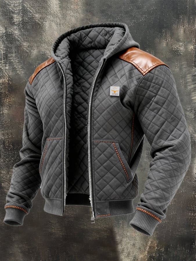 Ayrton – Lederjacke Mit Isolierung Und Reißverschluss