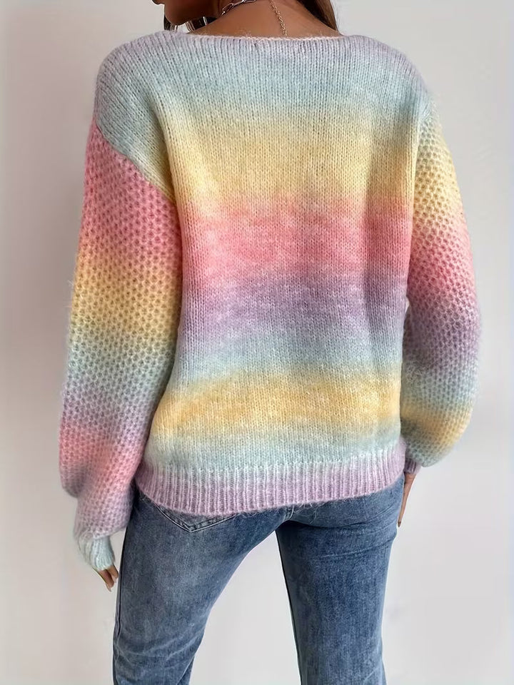 Errin – Strick Pullover Mit Farbverlauf