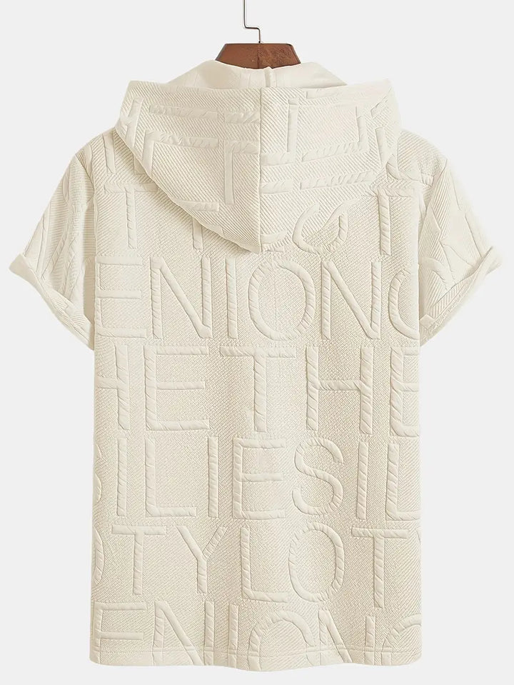 Henryk – Elegante Kurze Ärmel Kapuzen Mit Reißverschluss