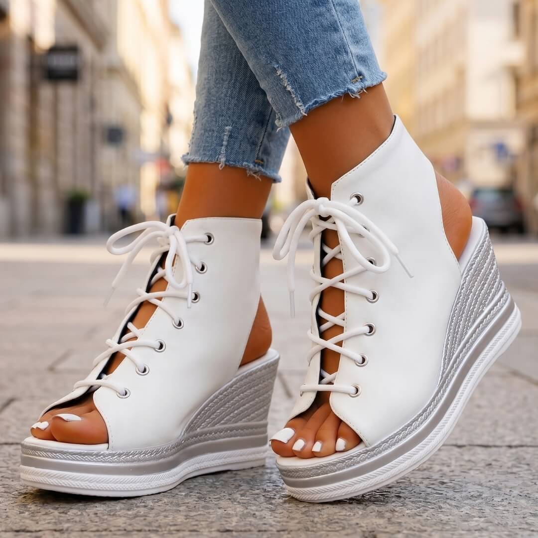 Kanya – Elegante Keilabsatzsandalen