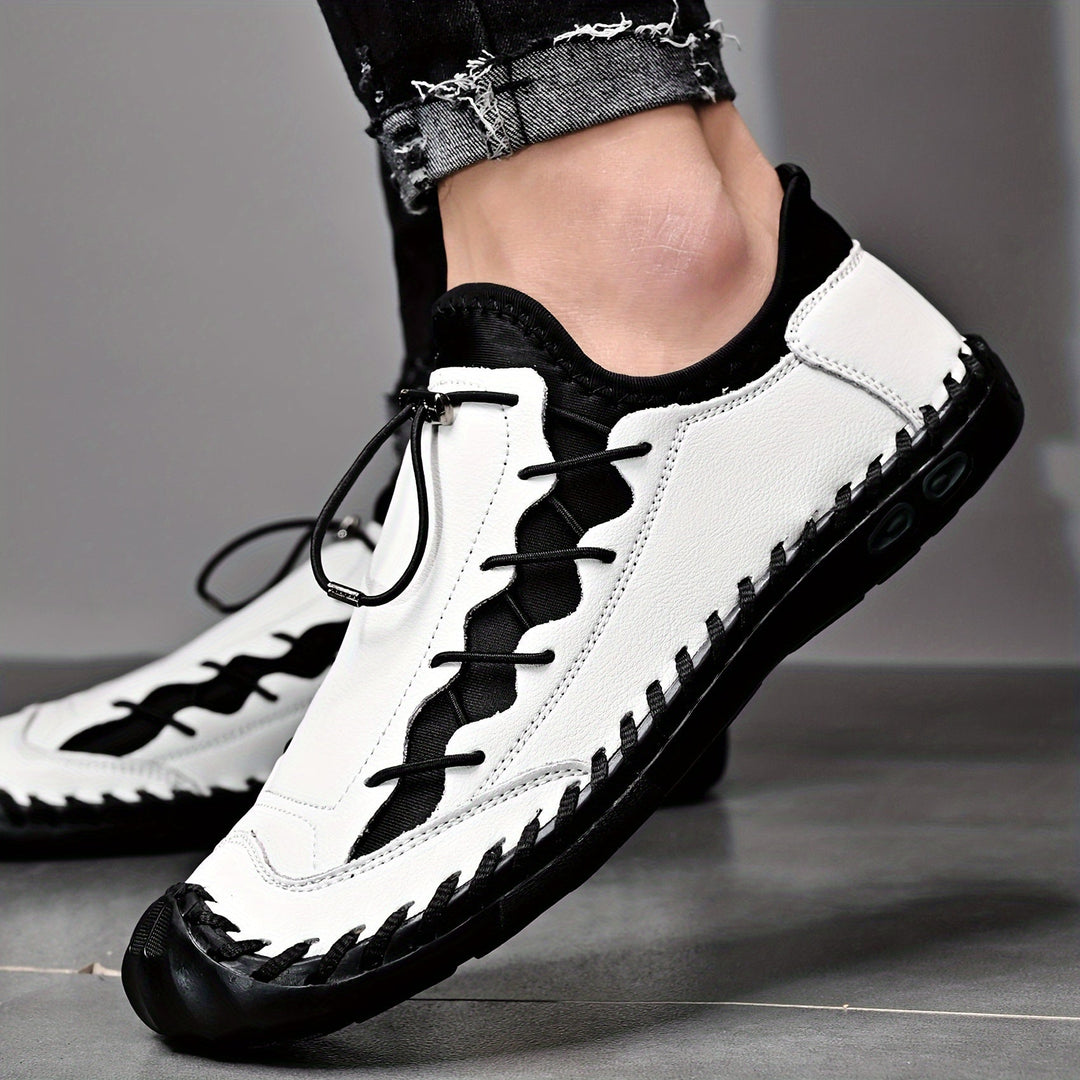 Razam – Lederturnschuh Mit Rutschfester Sohle