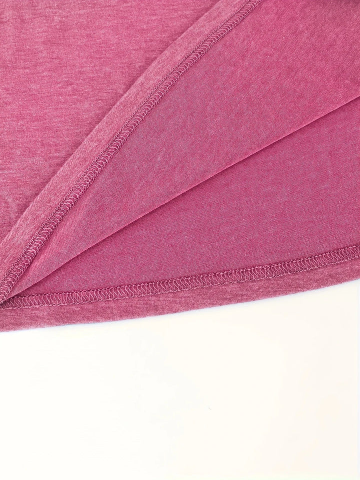 Kizzy – Atmungsaktives T-Hemd Mit Blütenblättern An Den Ärmeln