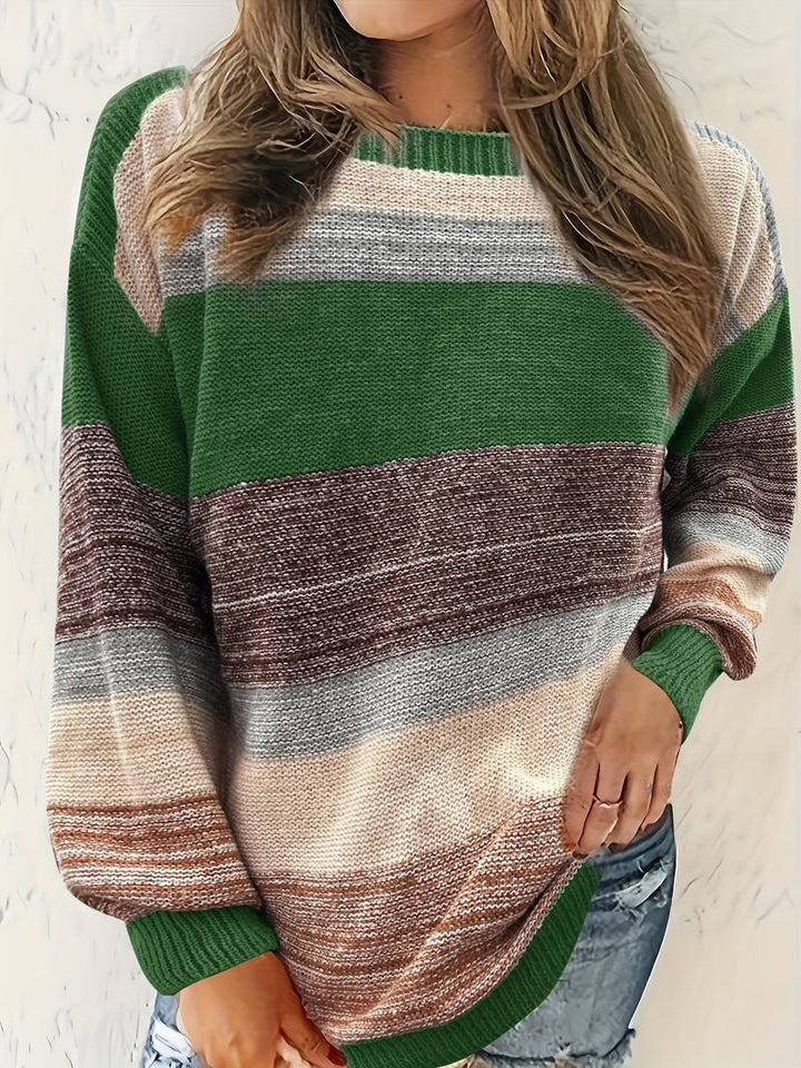 Avihod - Eleganter Pullover Mit Rundhalsausschnitt Und Lockerer Passform