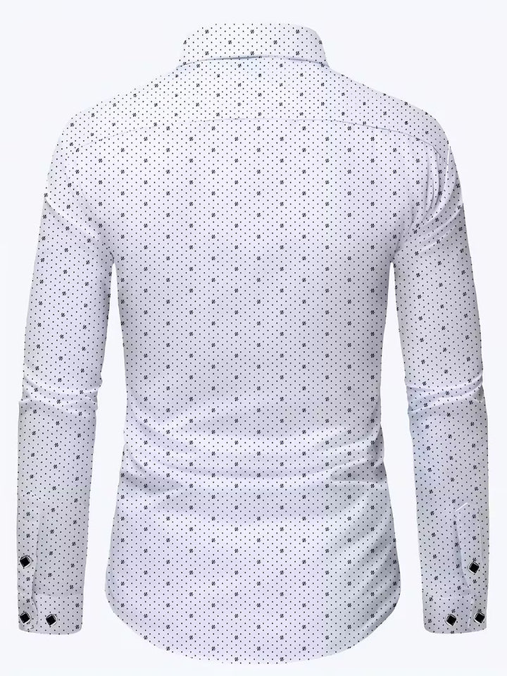 Spyros – Langarm Hemd Mit Knopfleiste