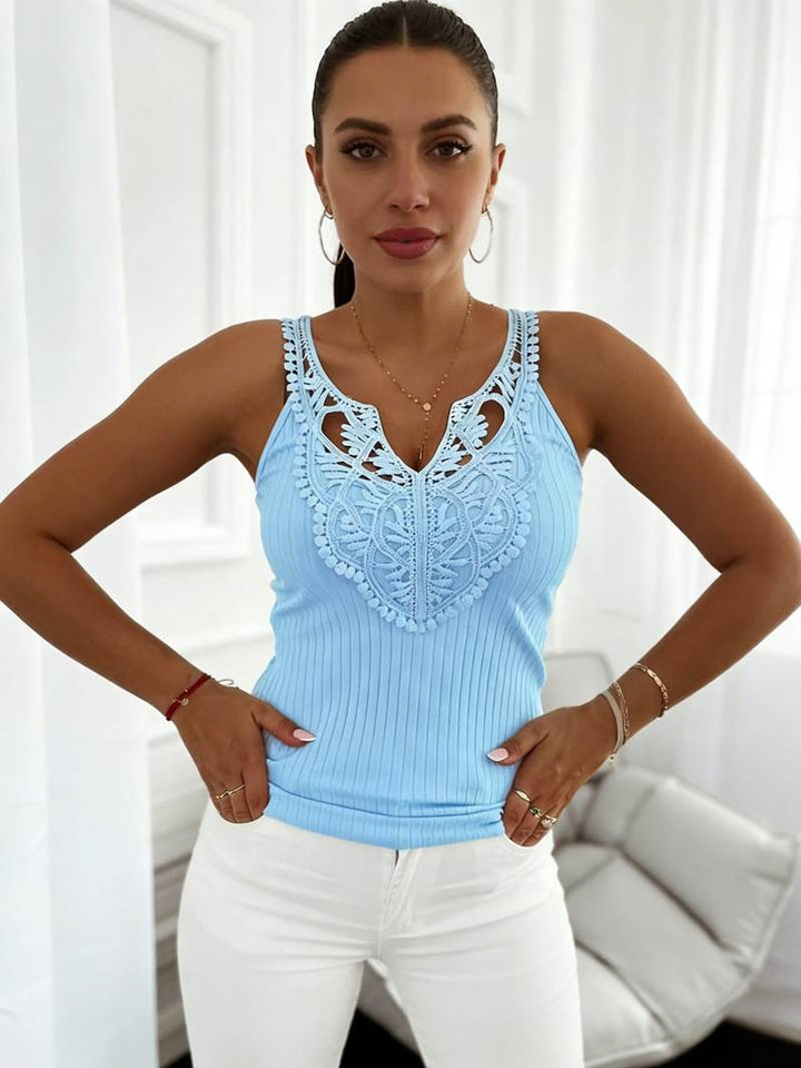 Hajar - Stylisches Spitzen Tanktop
