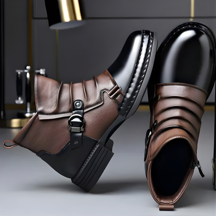 Zamran – Vintage Lederstiefeletten