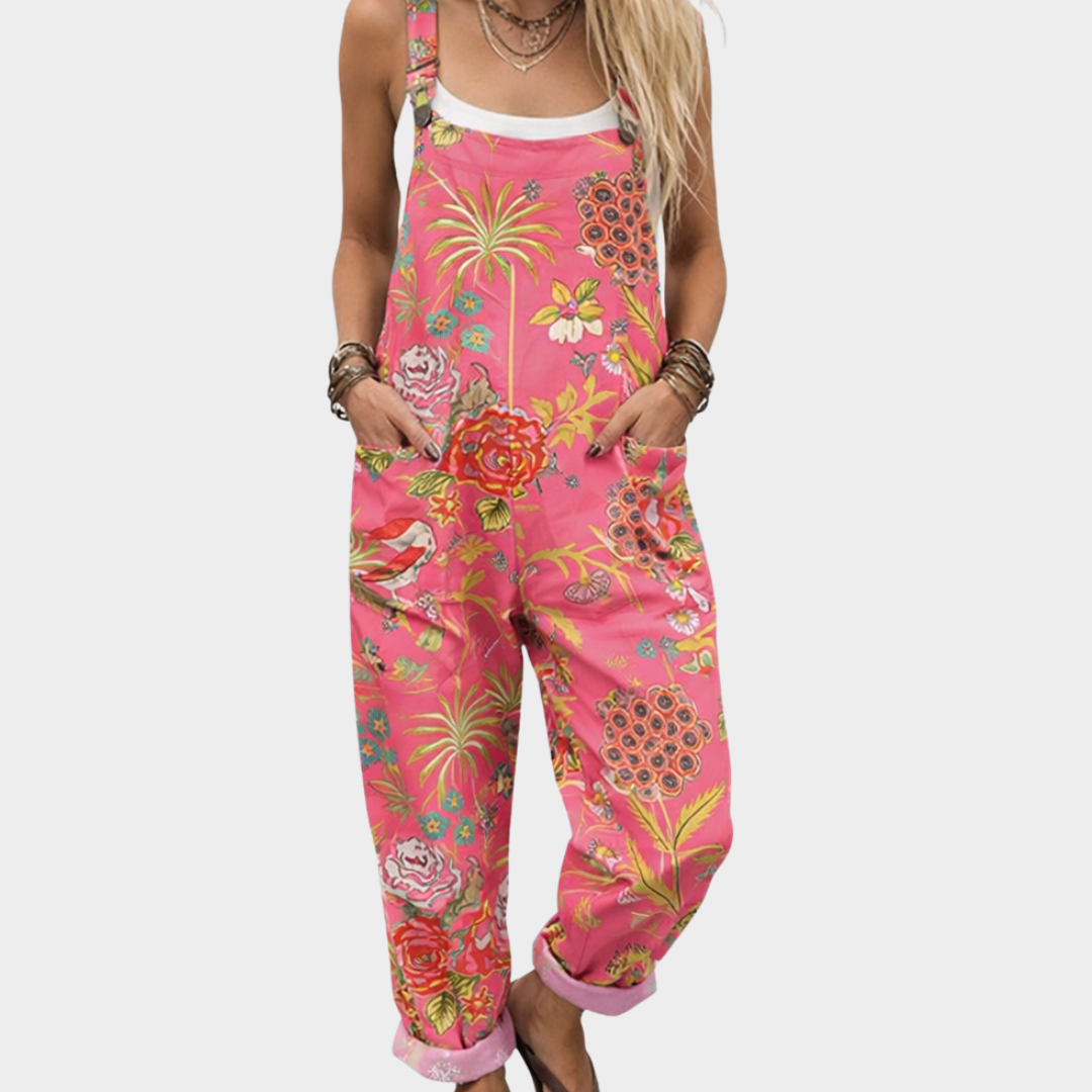 Coleene – Overall Mit Blumenmuster