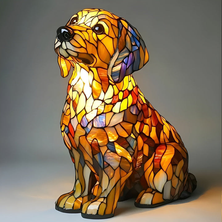 GoldenGlow – Spirituelle Lampe Des Golden Retrievers