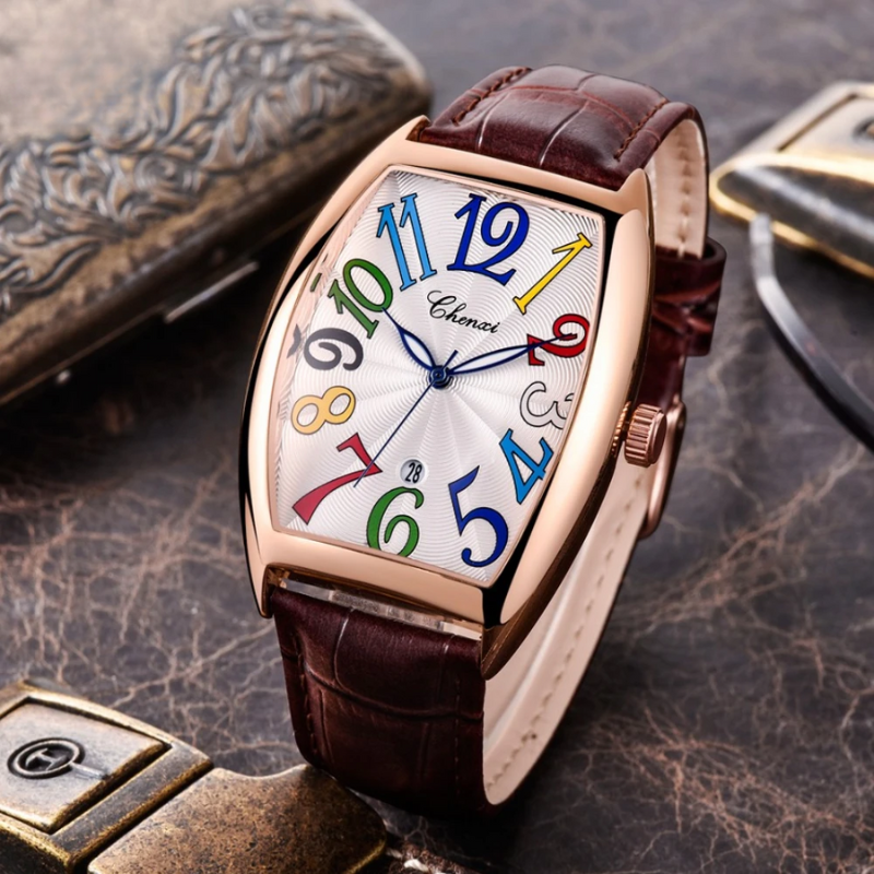 Simond – Stilvolle Uhr Mit Leder Armband