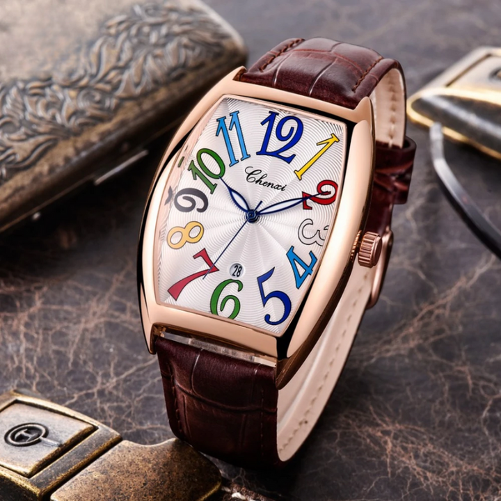 Simond – Stilvolle Uhr Mit Leder Armband