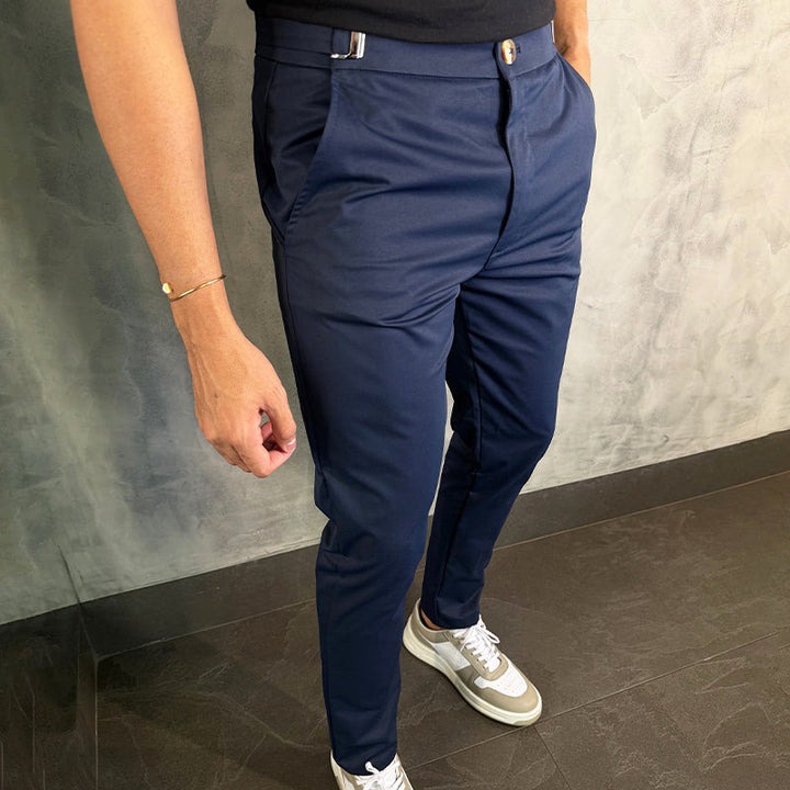 Matan - Klassische Stretch Hose Mit Schmaler Passform