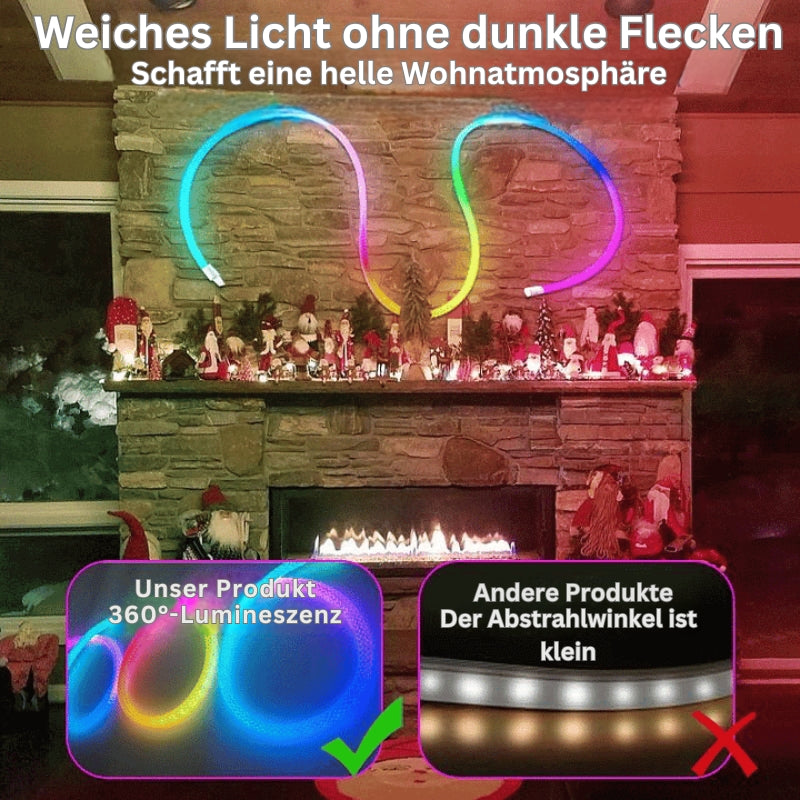 LumiRope - 360-Grad Klug RGB Flexibles Silikonlicht