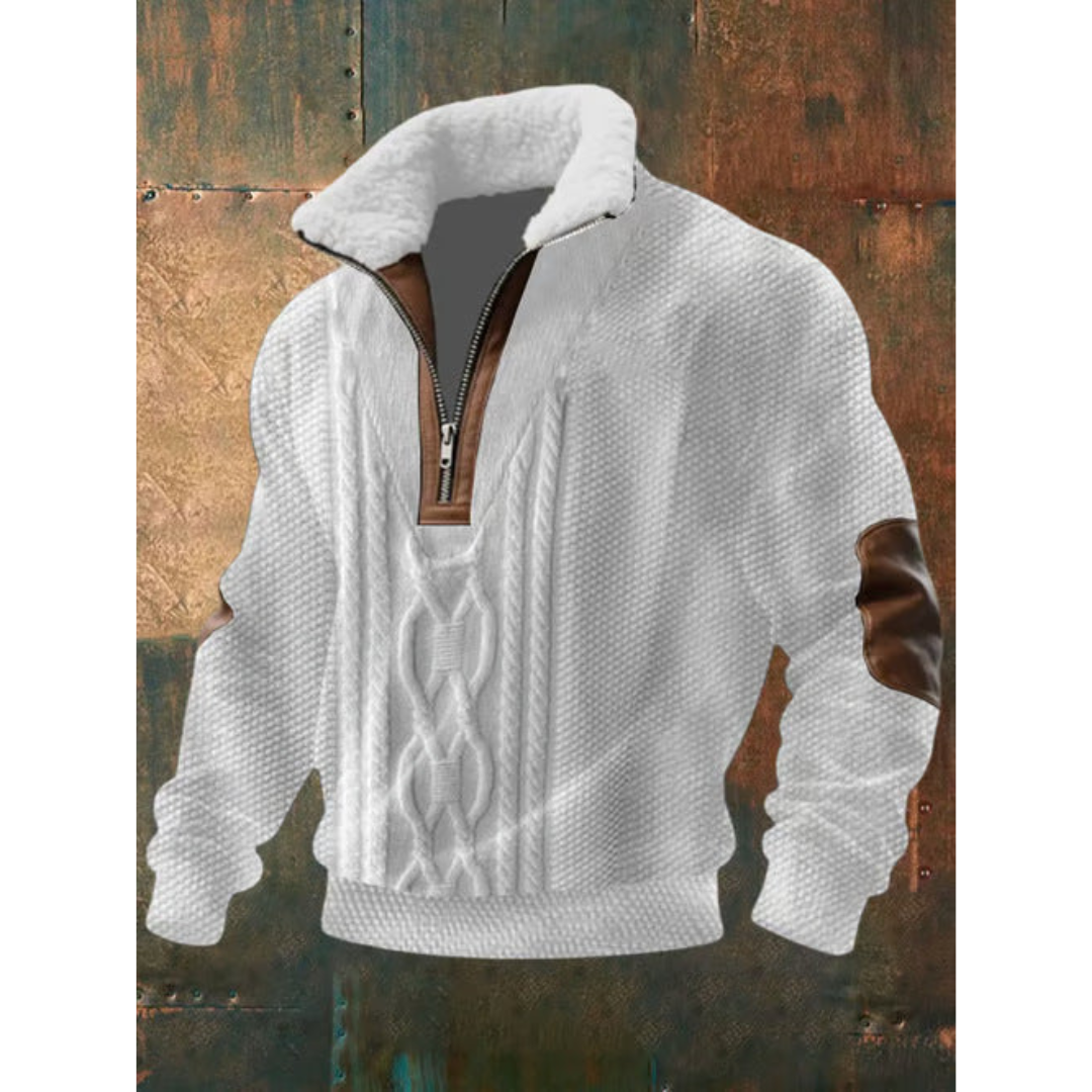 Naushad - Warmer Pullover Mit Hohem Kragen