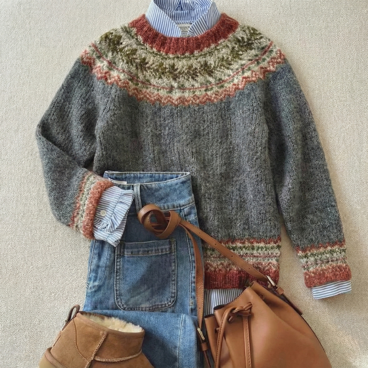 Ulalia – Stilvoller Nordischer Pullover