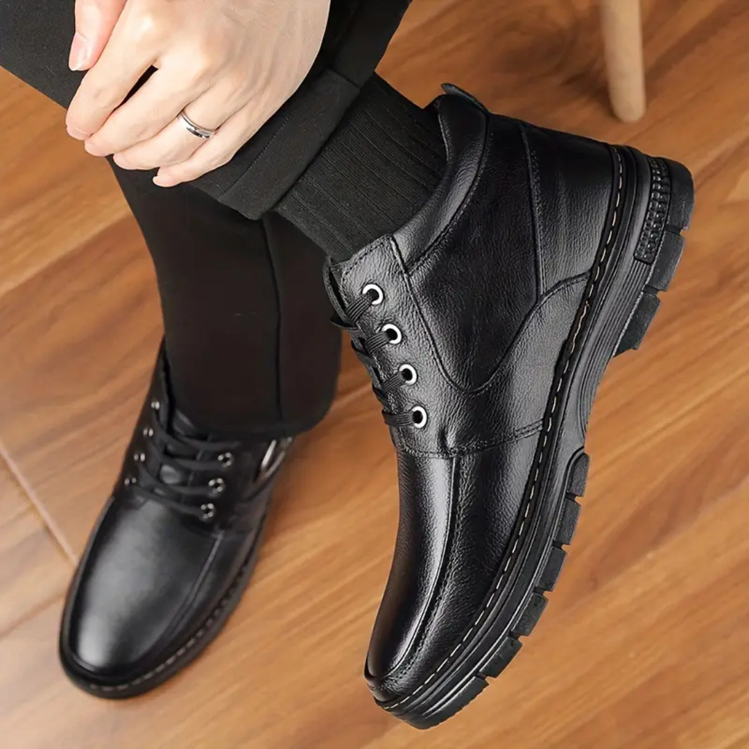 Amarjit – Mit Fleece Gefütterte Lederstiefel