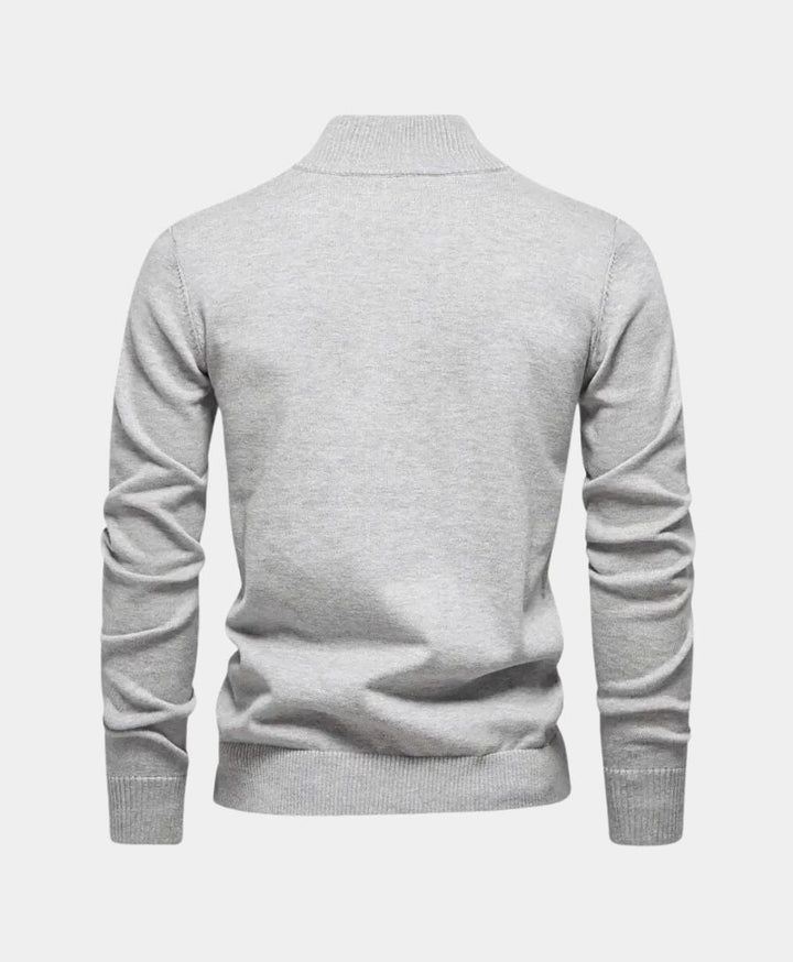 Stoyan – Strick Pullover Mit Halbem Reißverschluss
