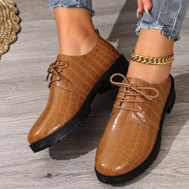 Niyra – Derby Schuhe Mit Schnürung Und Klobiger Sohle