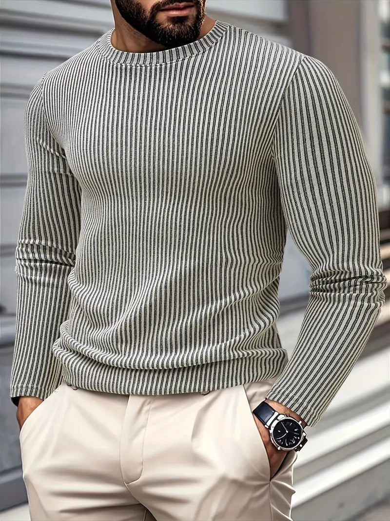 Kaufman – Lässiger Langarm Strick Pullover