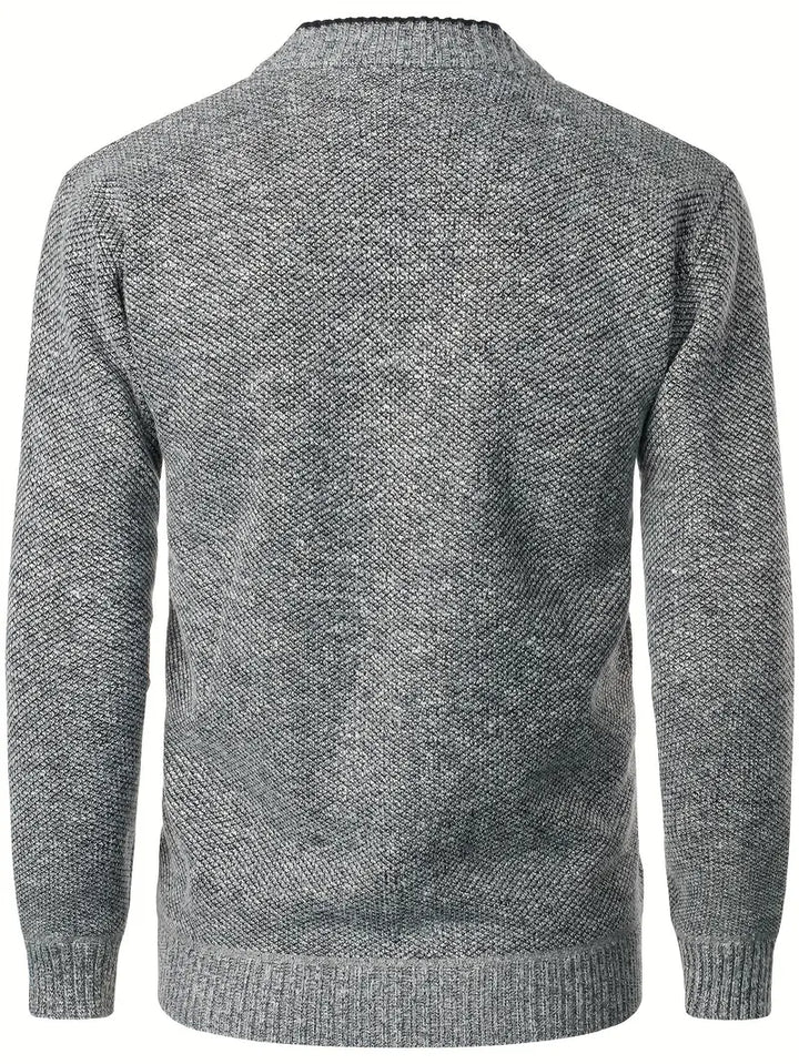 Fulton – Lässiger Strick Pullover Mit Langen Ärmeln
