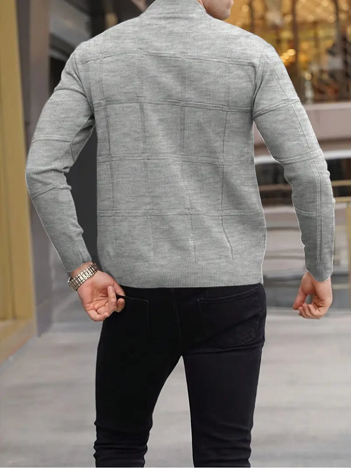 Nunzio - Komfortabel Gestrickt Rollkragen Pullover