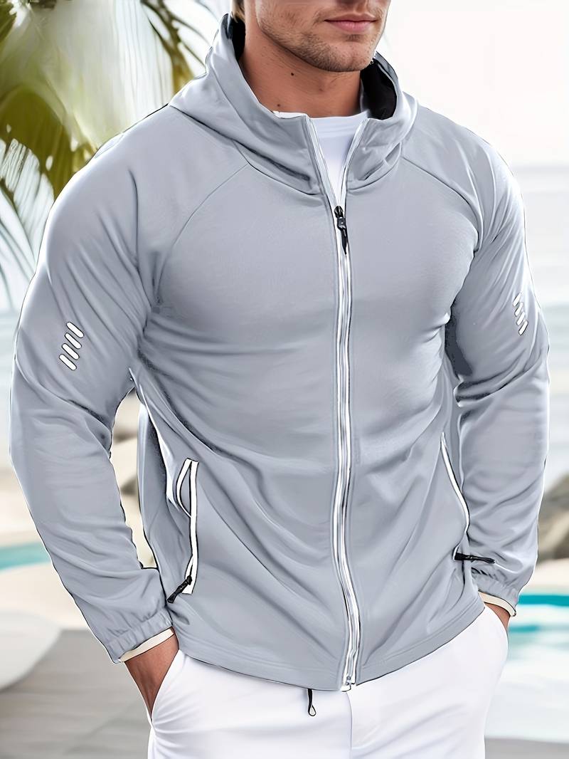 Lauris - Leichte Kapuzen Jacke Mit Reißverschluss