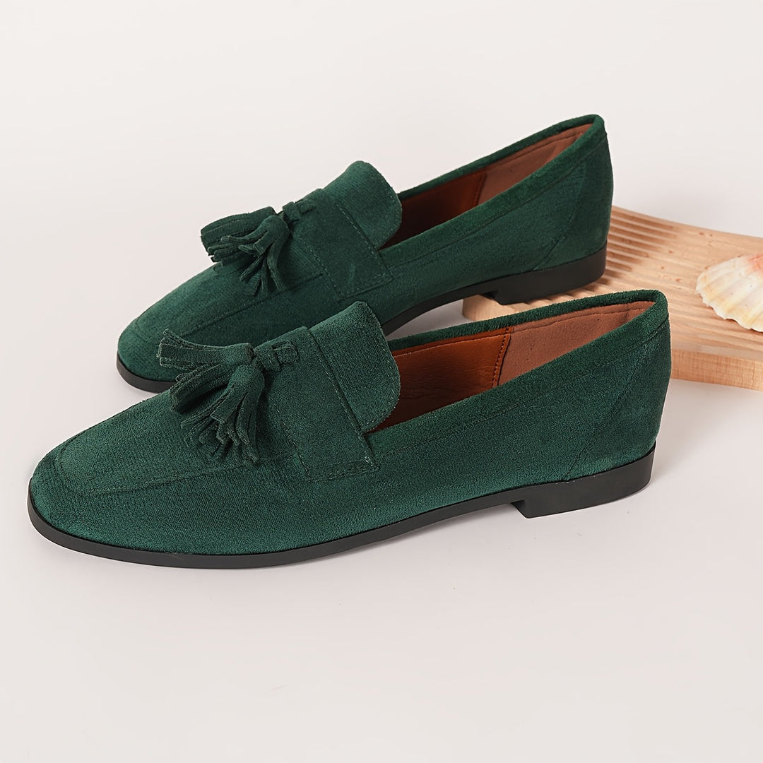 Fathima - Klassische Slipper Mit Quasten
