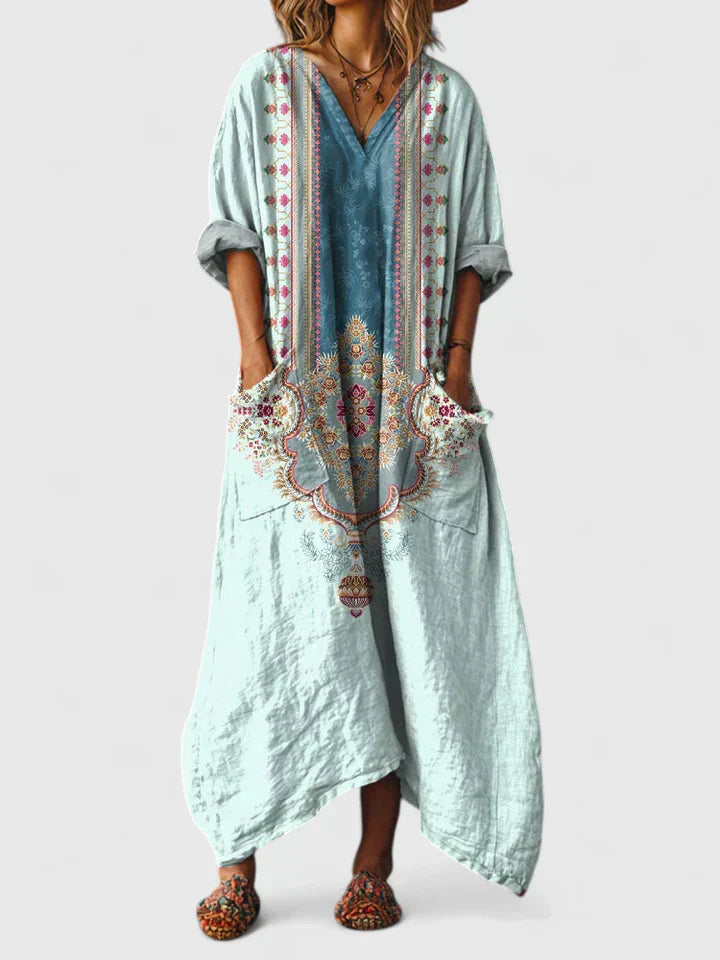 Chathumi - Elegantes Kleid Mit Aufdruck