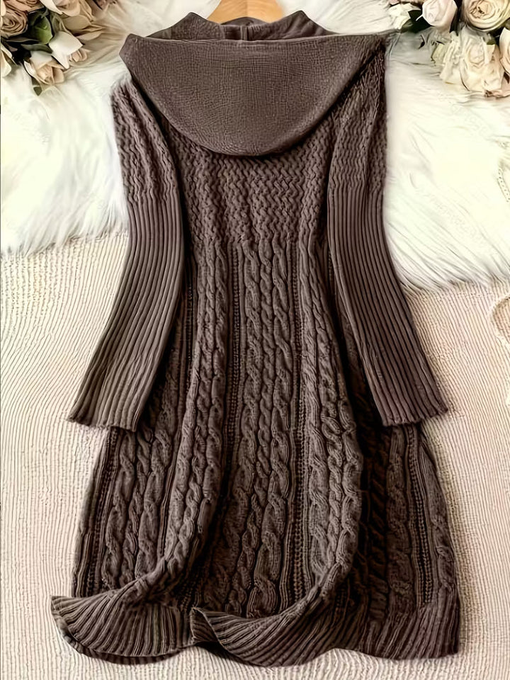 Jakynta – Lässiges Kapuzen Kleid