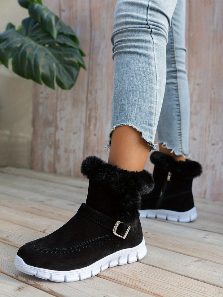 Adriany - Winter Stiefel Mit Dicker Sohle