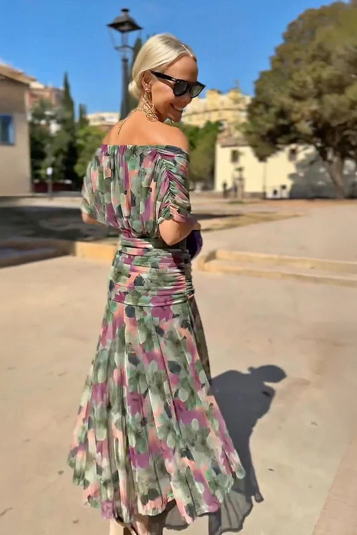 Nefeli – Elegantes Maxikleid Mit V-Ausschnitt Für Festliche Anlässe