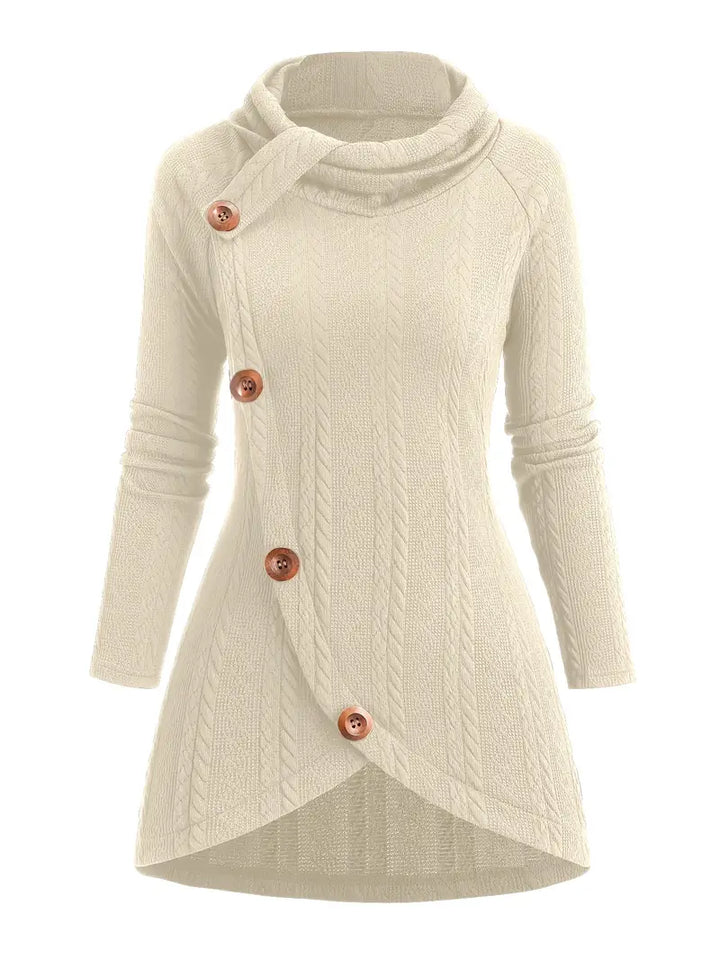 Masabata – Lässige Strickjacke Mit Knöpfen
