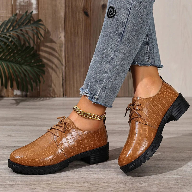 Niyra – Derby Schuhe Mit Schnürung Und Klobiger Sohle