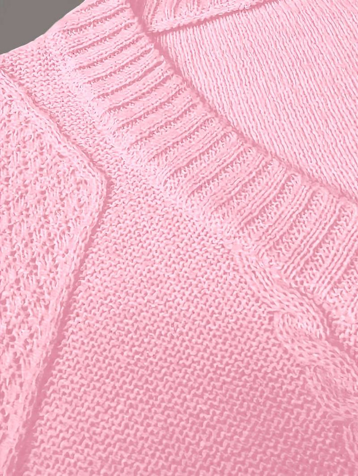 Tzvia - Lässiger Strick Pullover Mit V Ausschnitt