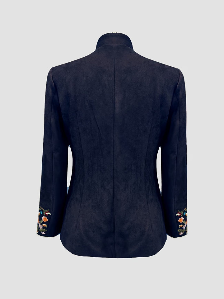 Anisaa – Elegante Jacke Mit Stehkragen