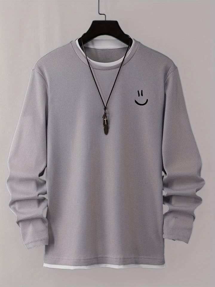 Desmond – Langärmliges Hemd Mit Gesichtsaufdruck