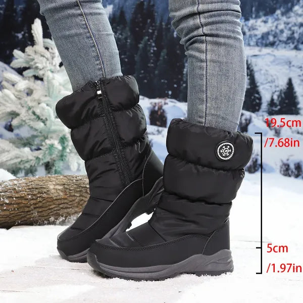 Neria – Schneestiefel Mit Seitlichem Reißverschluss