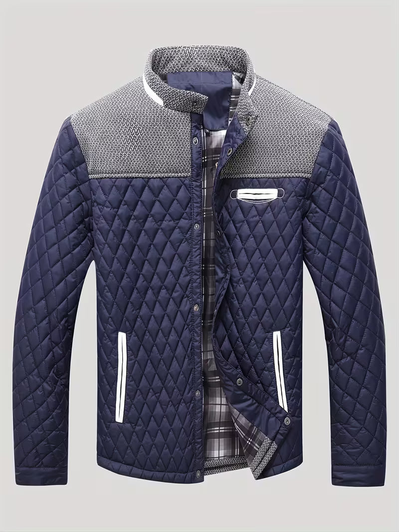 Stetson – Pufferjacke Mit Rauten-Patchwork
