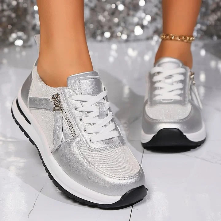 Kathren – Bequeme Schnür Turnschuh