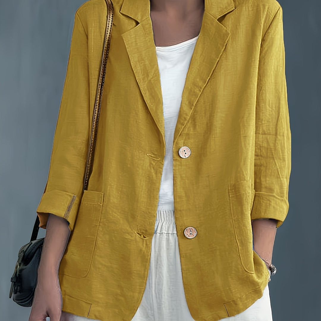 Jayde - Eleganter Baumwollblazer