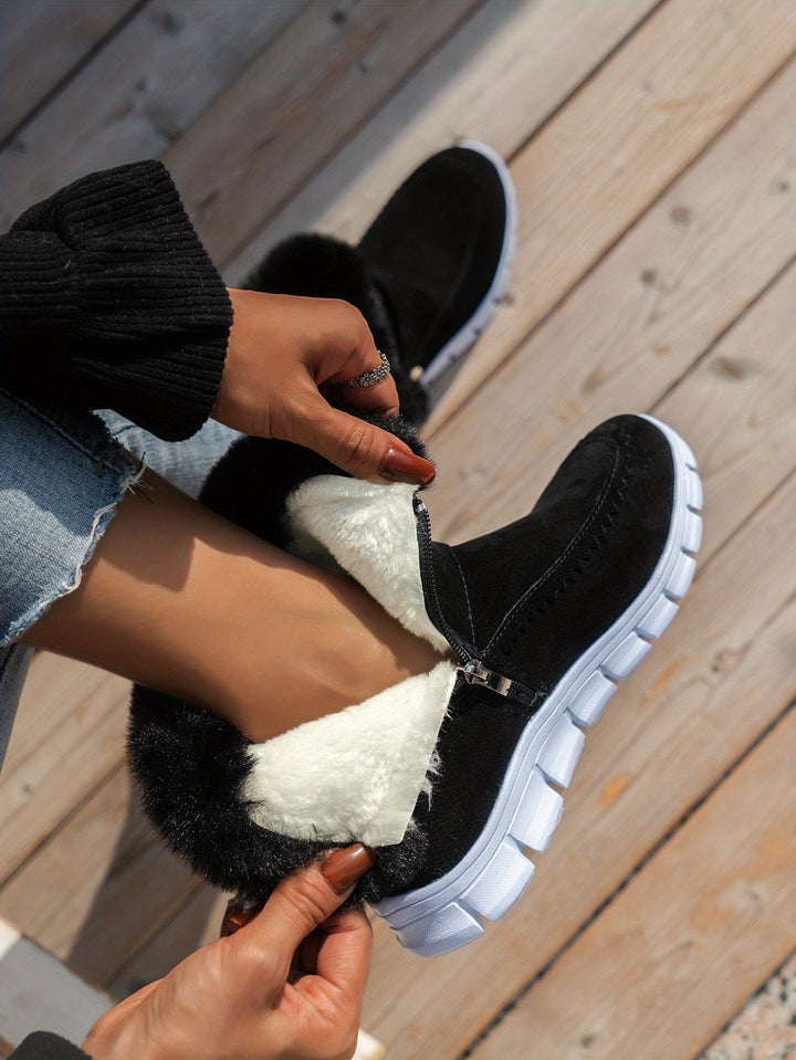 Adriany - Winter Stiefel Mit Dicker Sohle