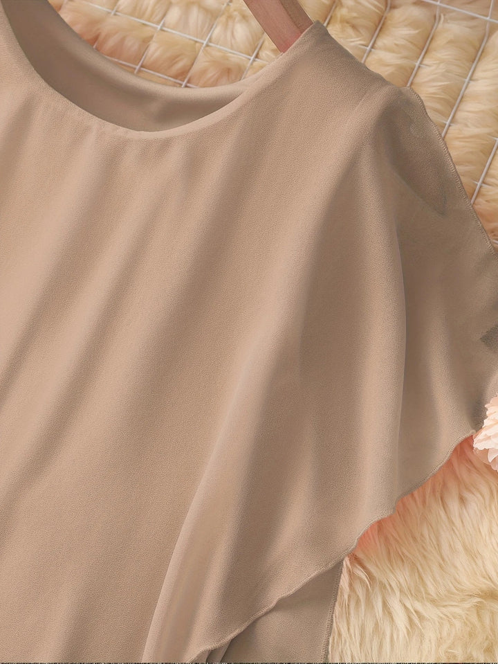 Maren – Elegantes Midi Kleid Mit Ärmellos