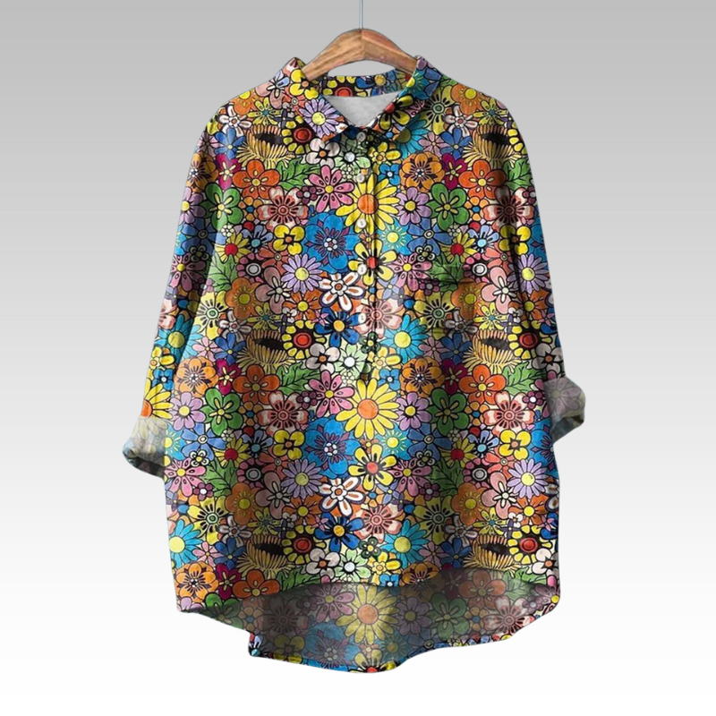 Juliette - Klassische Blusen mit Blumenmuster