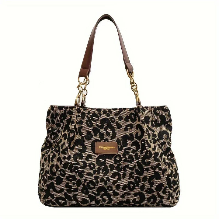 Leonora - Leopard Charm Tote Tasche