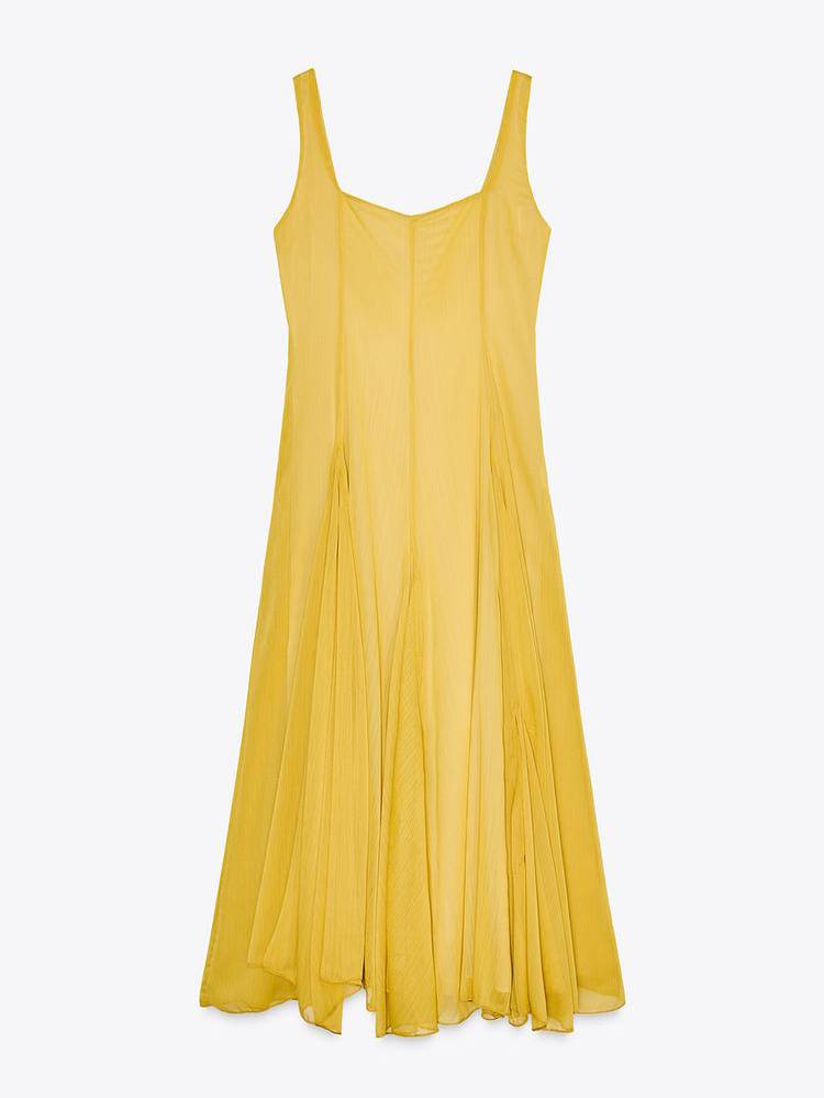 Solmaz – Lässiges Langes Kleid Mit Trägern