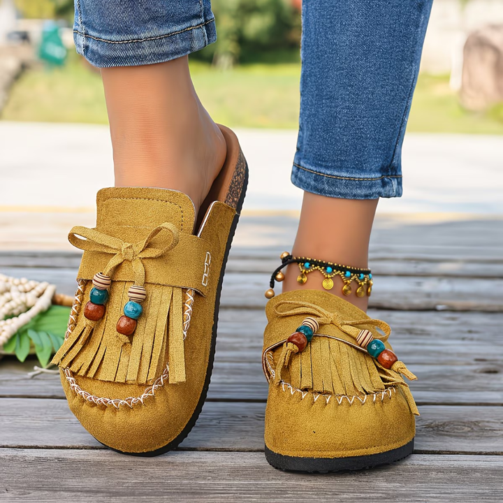 Mehra – Mokassins Aus Wildleder im Bohemian-Stil