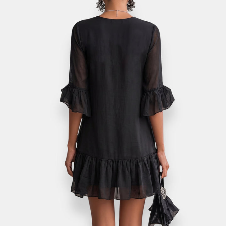 Lussina – Kurzes Rüschenkleid